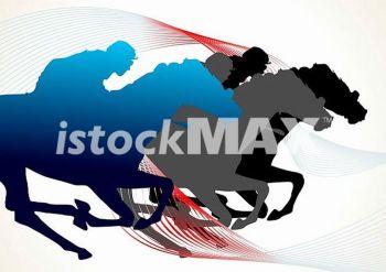Metallic ready file. detail horse silhouette collection - vector illustration