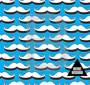 Abstract background with mustache for design can be used for invitation, congratulation