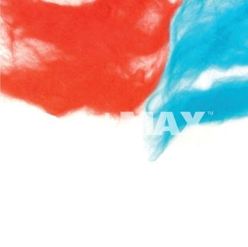Abstract Red and blue colorful background. Sheep wool vector backdrop. Vector banner for you design.