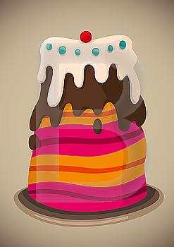 Illustrated cake 