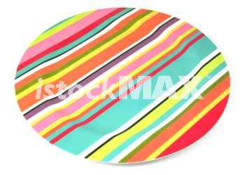Colourful plate