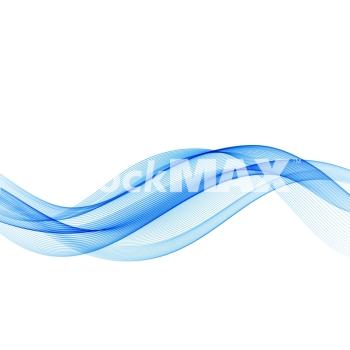 Abstract motion  wave illustration. Abstract motion smooth color wave vector. Curve blue lines 