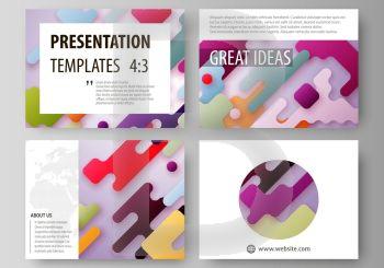 Business templates for presentation slides. Abstract vector design layouts. Bright color lines and dots, colorful minimalist backdrop with geometric shapes forming beautiful minimalistic background. Business templates for presentation slides. Abstract vector design layouts. Bright color lines and dots, colorful minimalist backdrop with geometric shapes forming beautiful minimalistic background.