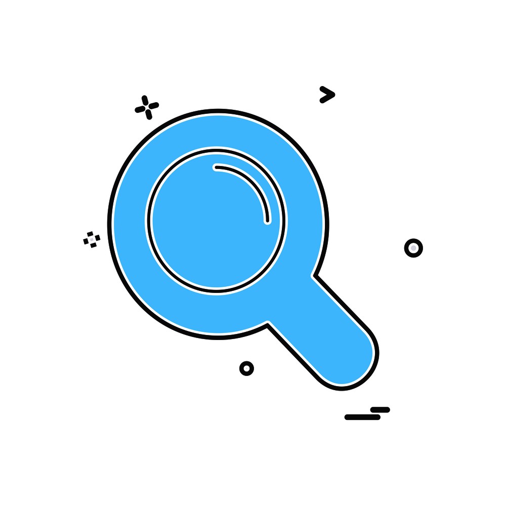 Search icon design vector