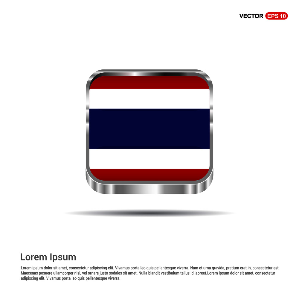 Thailand flag design vector