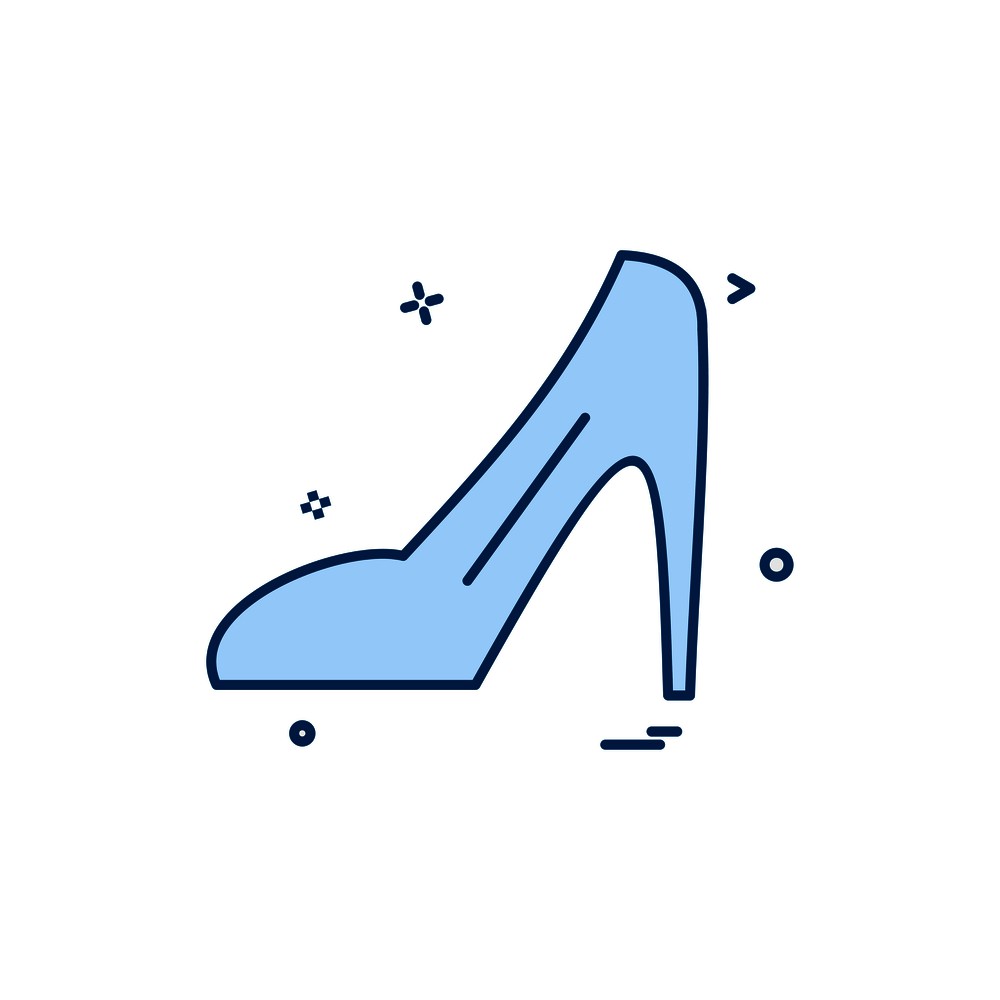 Ladies sandal icon design vector