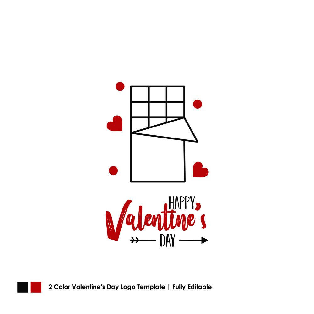 Happy Valentine&rsquo;s Day Card. Vector Lettering Background. Vector EPS10 Abstract Template background