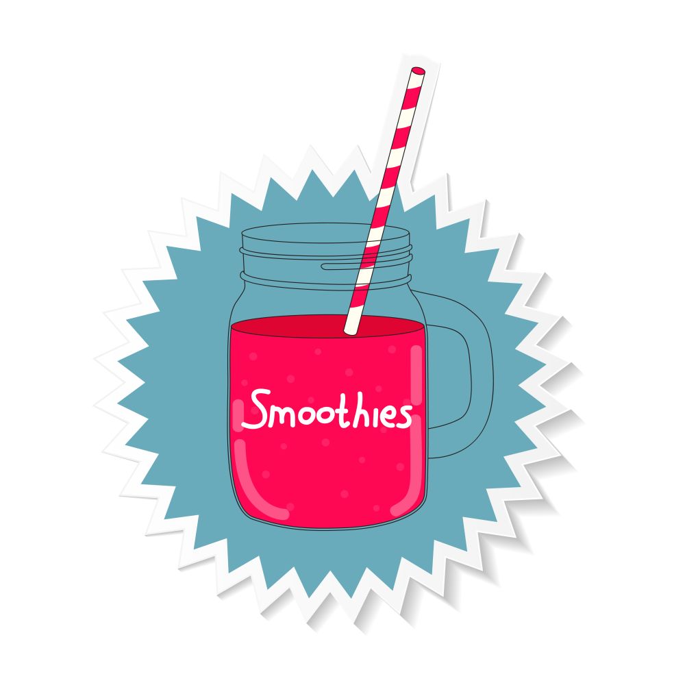 Fresh Smoothie. Healthy Food. Vector Illustration EPS10. Fresh Smoothie. Healthy Food. Vector Illustration