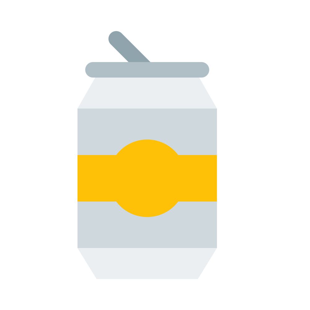 beer can, icon on isolated background