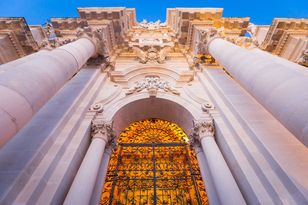 The Cathedral of Syracuse (Duomo di Siracusa) is an ancient Catholic church in Syracuse, Sicily, and is included in a UNESCO World Heritage Site. The cathedral stands in the city&rsquo;s historic core on Ortygia Island.