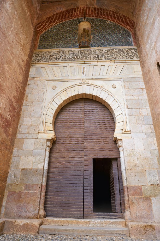Alhambra Puerta de la Justicia in Granada of Spain Justice Door of Alcazaba