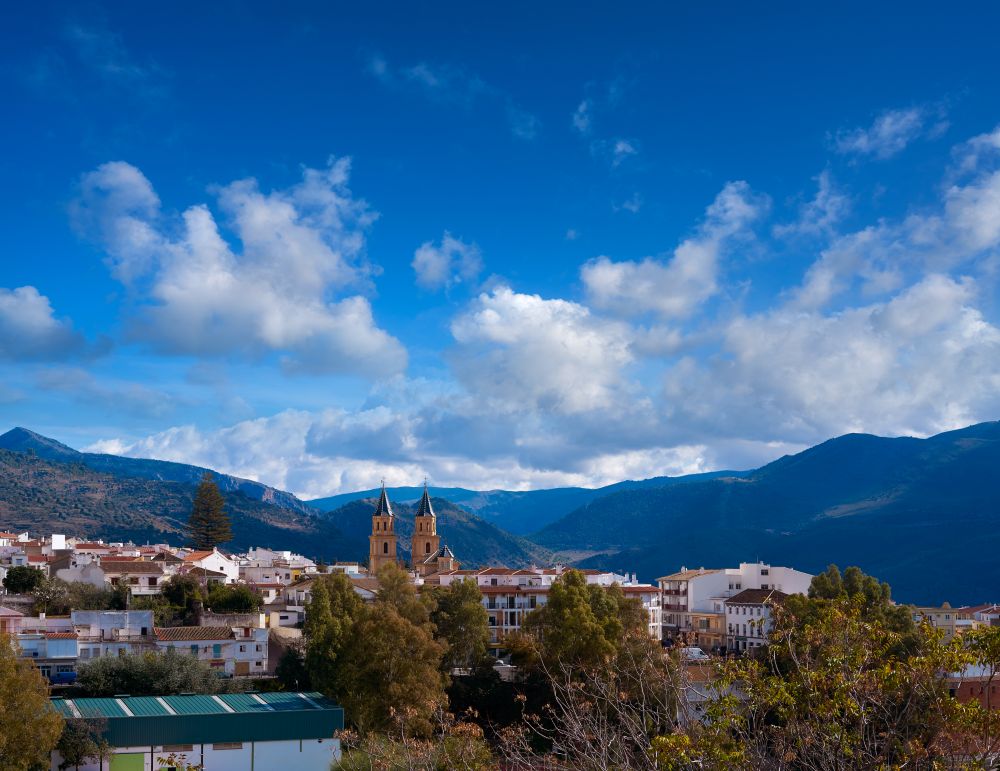 Alpujarras of Granada Orgiva village in andalusia of Spain