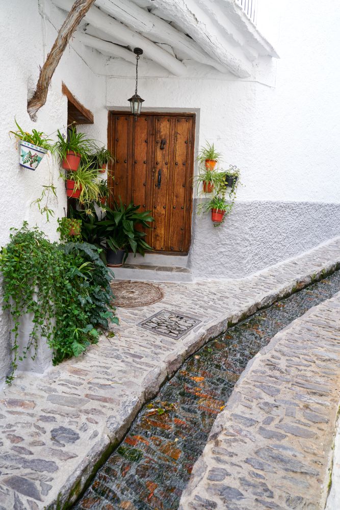 Alpujarras in Granada at Pampaneira village of Andalusia Spain