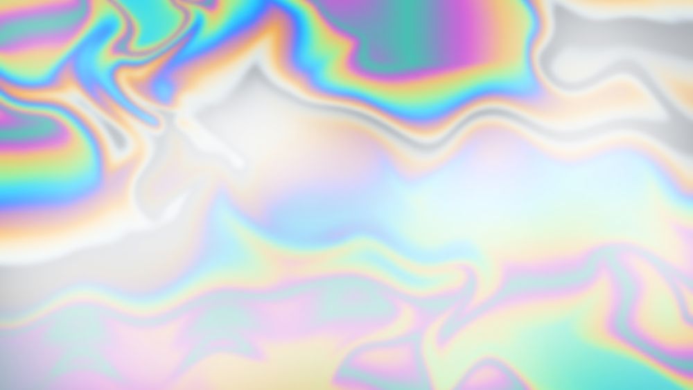 Abstract holographic distortions. Air background with trendy multicolor gradation. Blurry illustration, beautiful trendy gradient with copy space. Vector EPS10, not trace image, include mesh gradient. abstract iridescent holographic background, vector mesh gradient