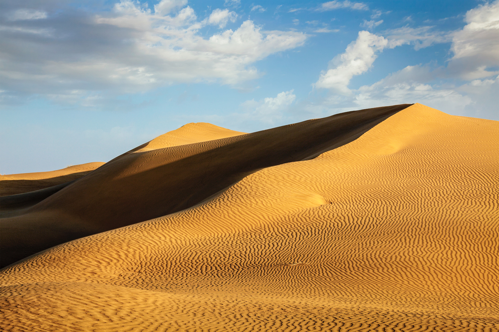 Dunes of Thar Desert. Sam Sand dunes, Rajasthan, India. Dunes of Thar Desert, Rajasthan, India