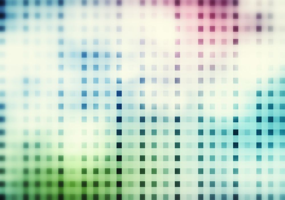 Abstract technology background with dots and elements. Digital background graphics