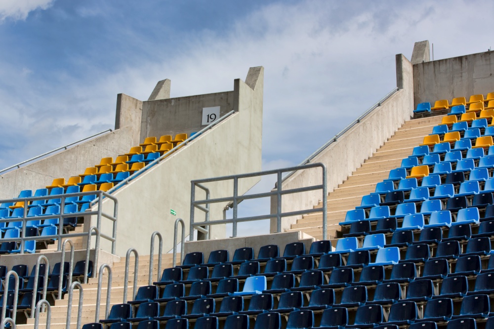 Photo of stadium seats