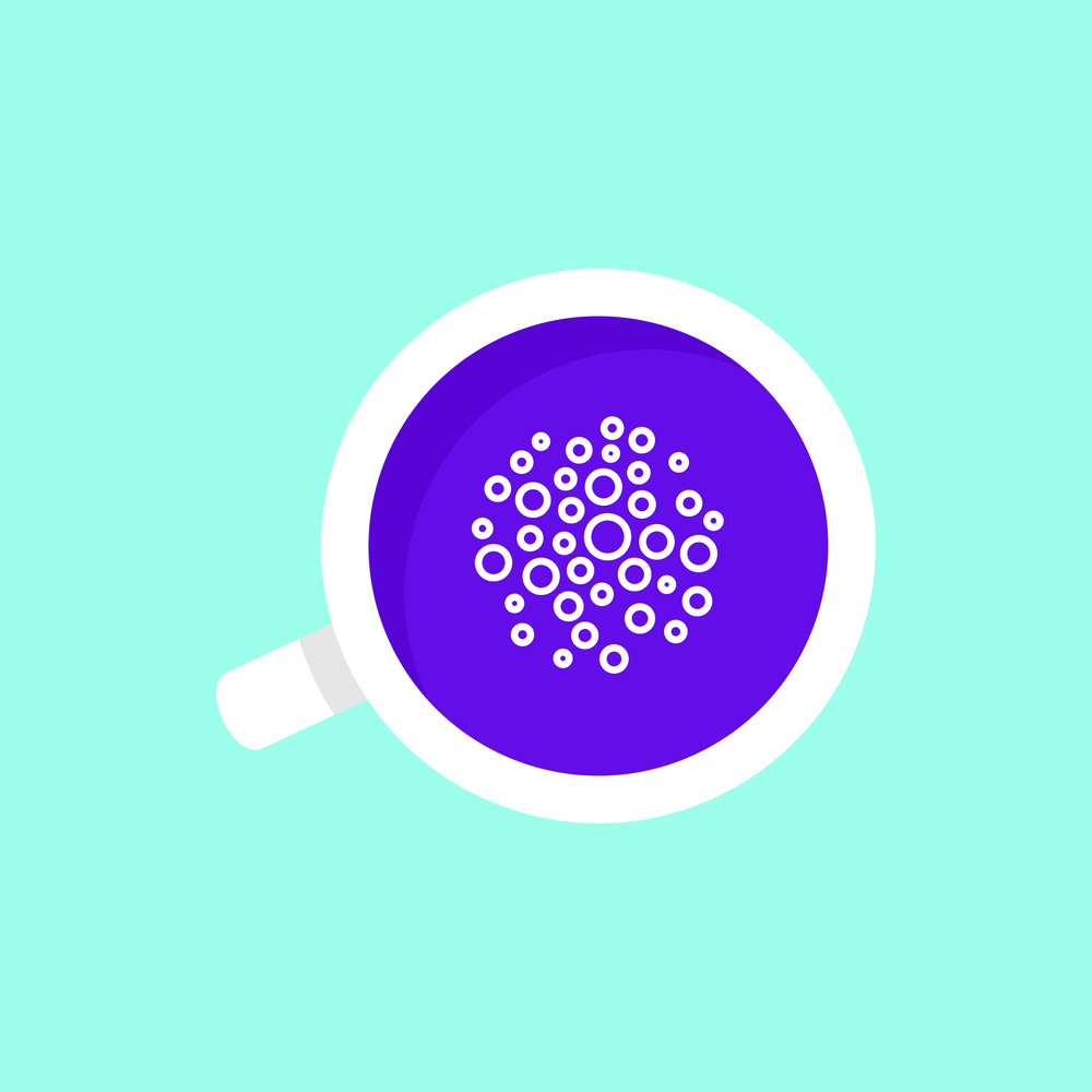 Cup and drink. Vector illustration