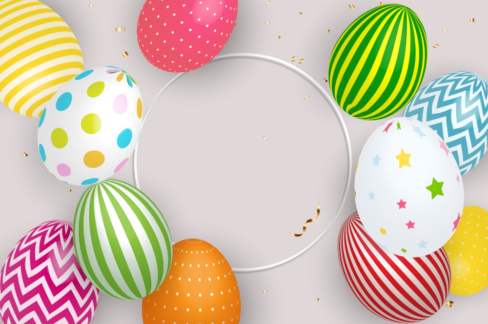Abstract Happy Easter Background Vector Illustration EPS10. Abstract Happy Easter Background Vector Illustration