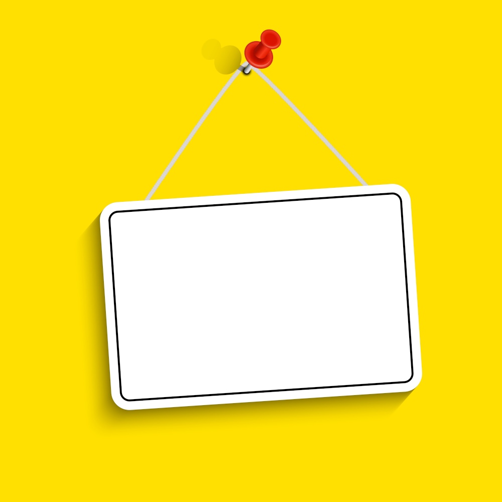 Empty Note Frame with Place for text. Vector Illustration EPS10. Empty Note Frame with Place for text. Vector Illustration