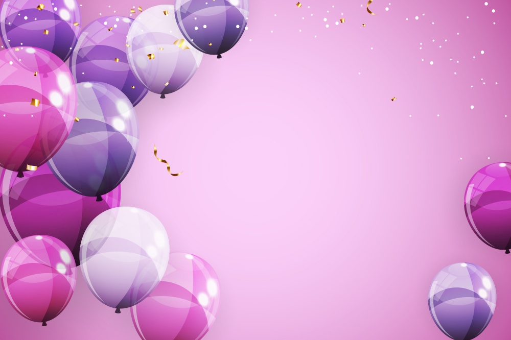 Abstract Holiday Background with Balloons. Can be used for advertisment, promotion and birthday card or invitation. Vector Illustration EPS10. Abstract Holiday Background with Balloons. Can be used for advertisment, promotion and birthday card or invitation. Vector Illustration