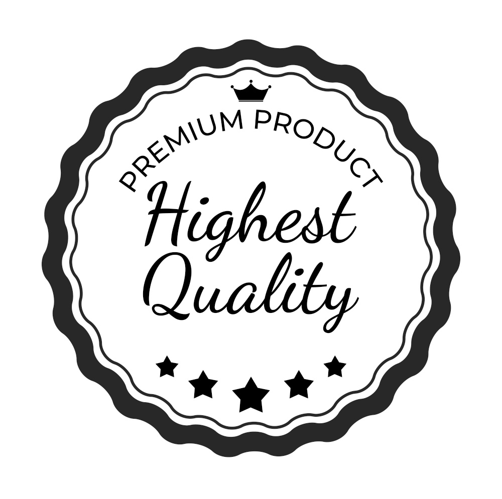 Highest Quality Label Sign. Vector Illustration EPS10. Highest Quality Label Sign. Vector Illustrationon white