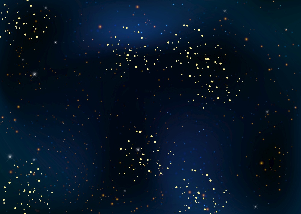 Dark Glossy Night Sky with Stars Background. Vector Ilustration EPS10. Dark Glossy Night Sky with Stars Background. Vector Ilustration