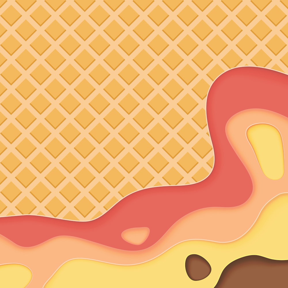 Wafer texture Ice cream summer background. Vector Illustration EPS10. Wafer texture Ice cream summer background. Vector Illustration