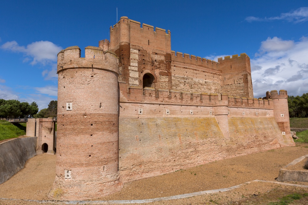Castillo de la Mota, the Castle of Medina del Campo, in Valladolid, Leon. Spain