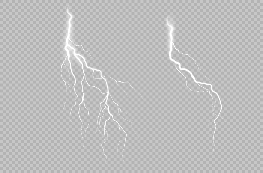 Realistic collection with lightning thunderstorm on transparent background. Realistic vector vector set thunderbolt flare. Lightning thunderstorm Explosion effect. Vector illustration EPS10. Realistic collection with lightning thunderstorm on transparent background. Realistic vector vector set thunderbolt flare. Lightning thunderstorm Explosion effect. Vector illustration