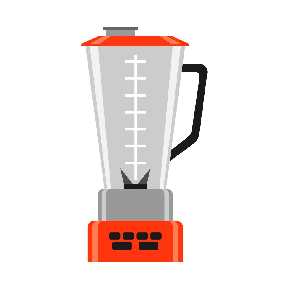 Icon of kitchen blender. Home appliance flat illustration.. Icon of kitchen blender.