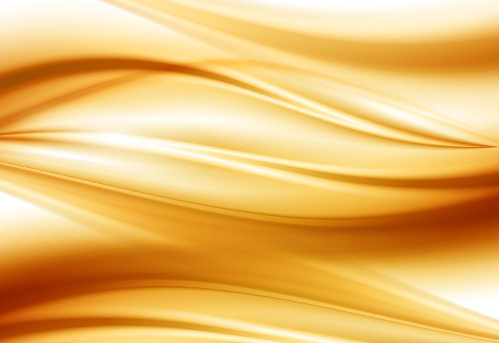 Beautiful Gold Satin. Drapery Background. Vector Illustration. Beautiful Gold Satin. Drapery Background. Soft satin