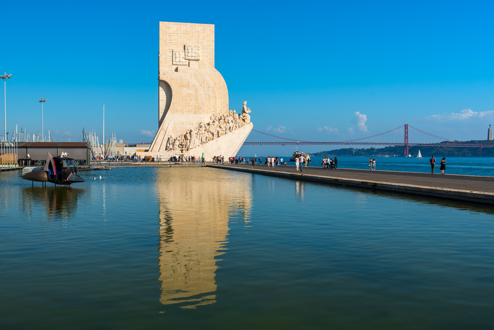 Padrao dos Descobrimentos is a monument to the discoveries in Belem district in Lisbon