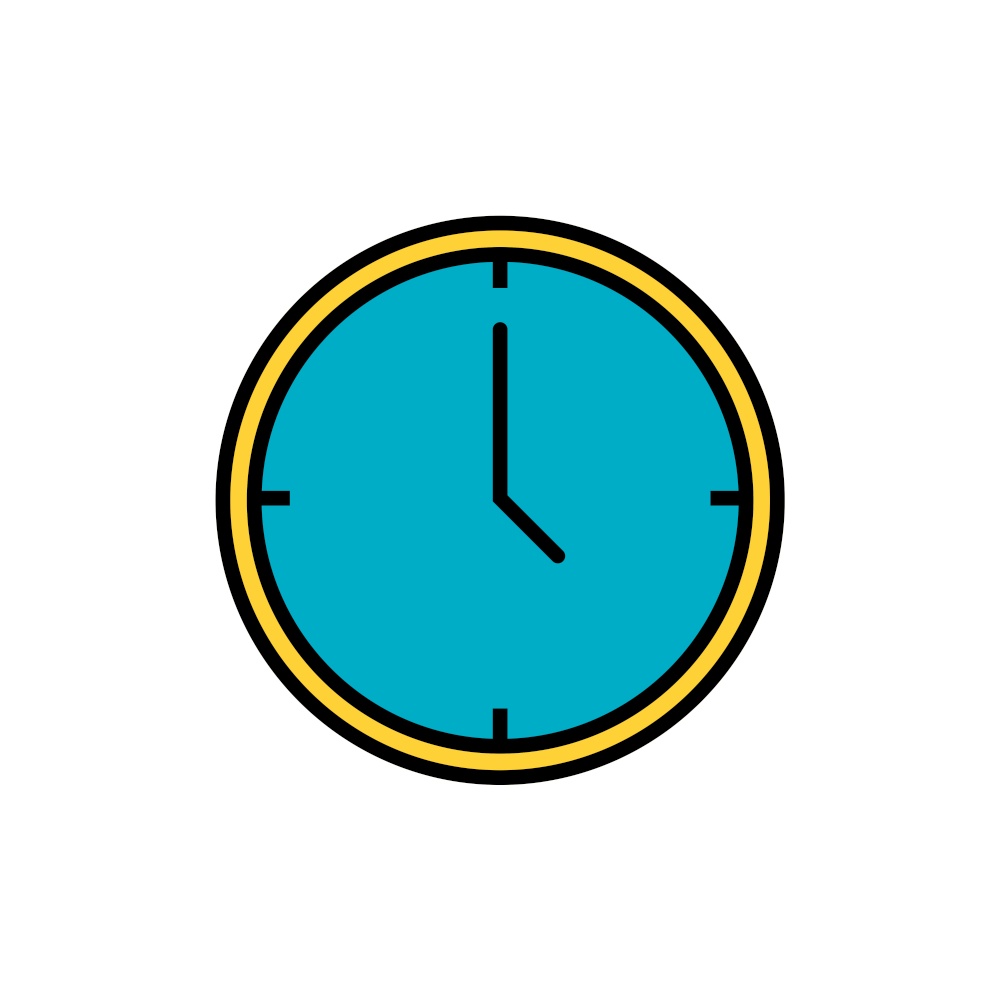 Simple Line Icon time business sign. Vector Illustration. Simple Line Icon time business sign. Vector Illustration EPS10
