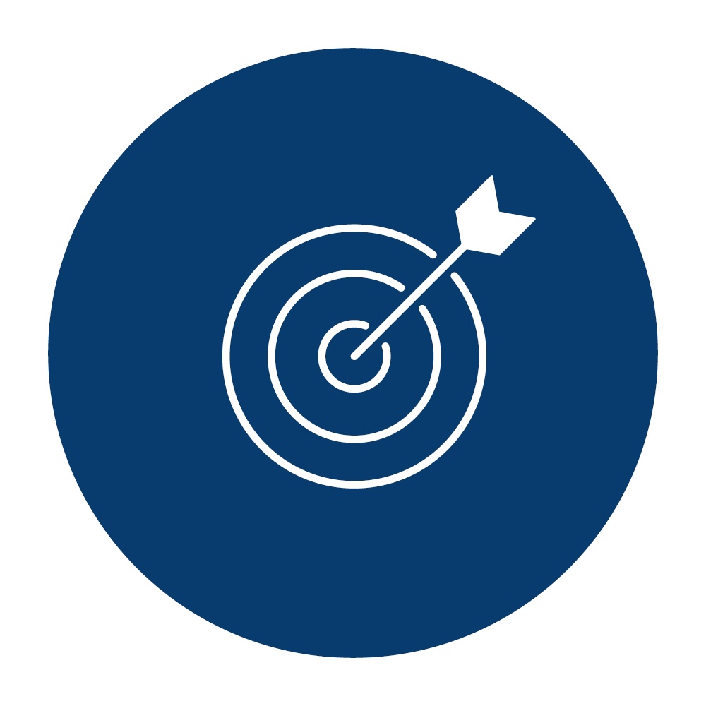 Simple Line Icon sign - goal in business. Target with an arrow in the center, victory. Vector Illustration. EPS10. Simple Line Icon sign - goal in business. Target with an arrow in the center, victory. Vector Illustration