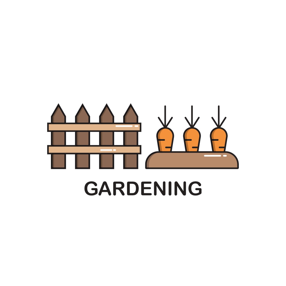 Gardening Concept Icon isolated on white background. Vector Illustration EPS10. Gardening Concept Icon isolated on white background. Vector Illustration