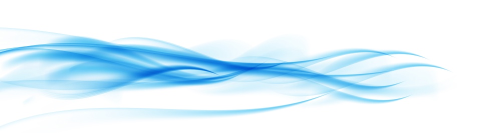 Abstract blue leaping into the distance Wave on white Background. Vector Illustration. EPS10