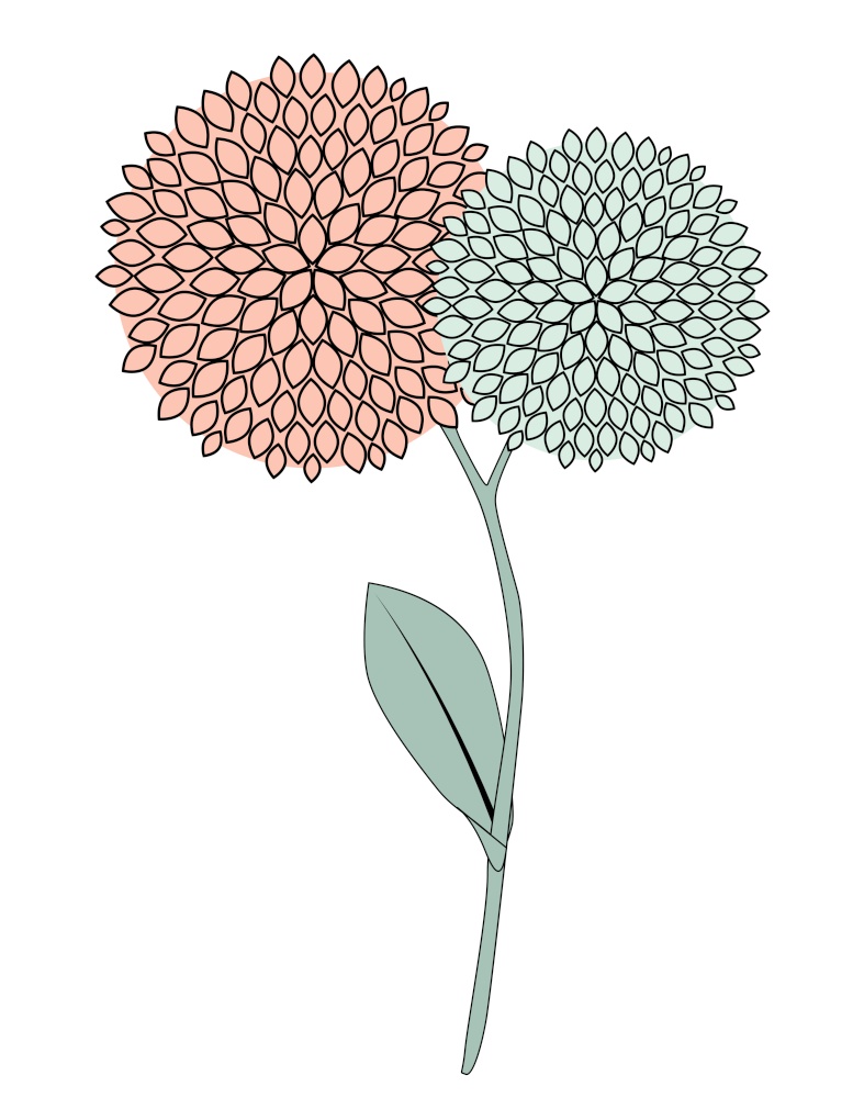 Simple Flower Icon Vector Illustration EPS10. Simple Flower Icon Vector Illustration