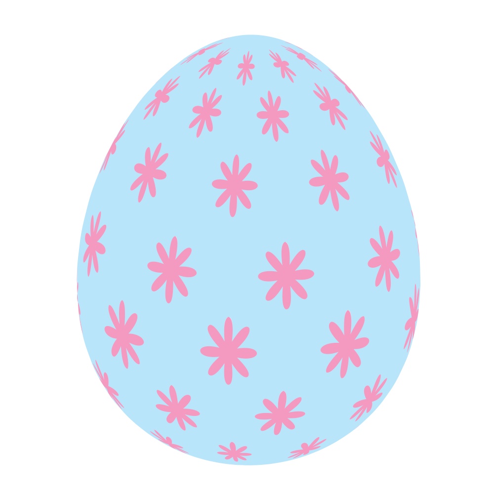 Painted easter egg simple icon. Vector Illustration EPS10. Painted easter egg simple icon. Vector Illustration