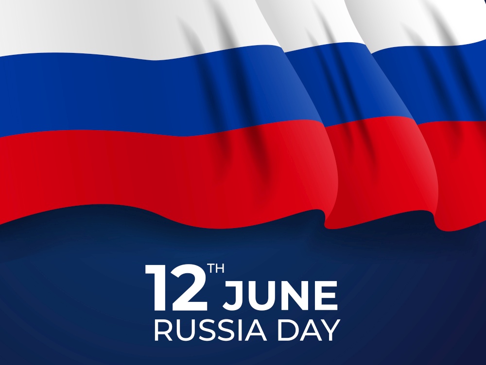 Happy russia day holiday background. Vector Illustration EPS10. Happy russia day holiday background. Vector Illustration