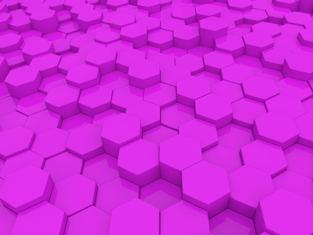 Bright abstract background of hexagons. 3d rendering illustration.. Bright abstract background of hexagons.
