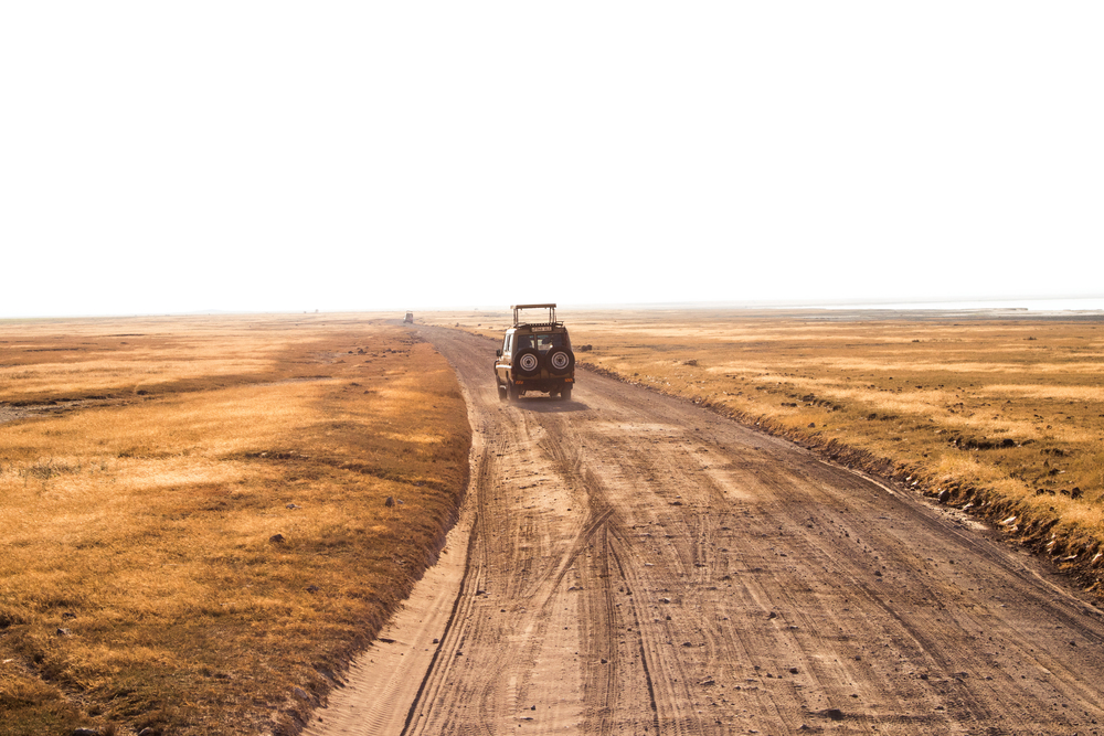 Dusty game drives in Africa