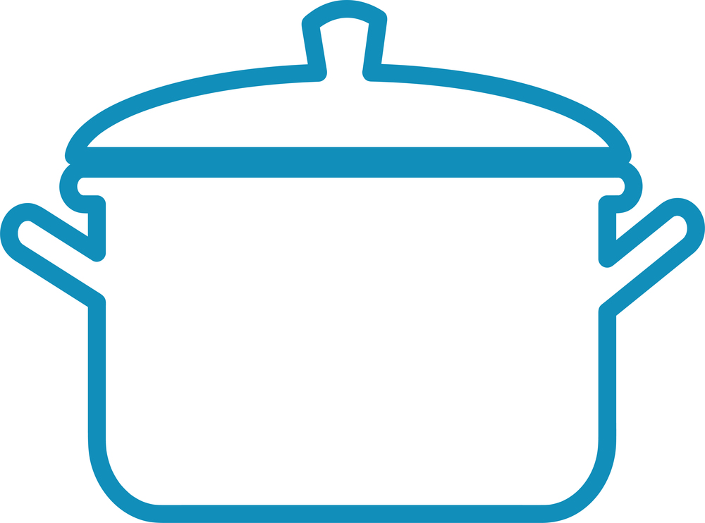 pot icon cook object sign design