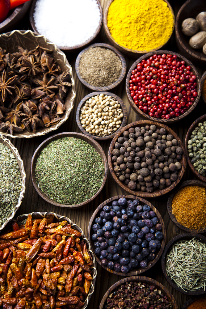 Exotic Spices, orintal cuisine vivid theme