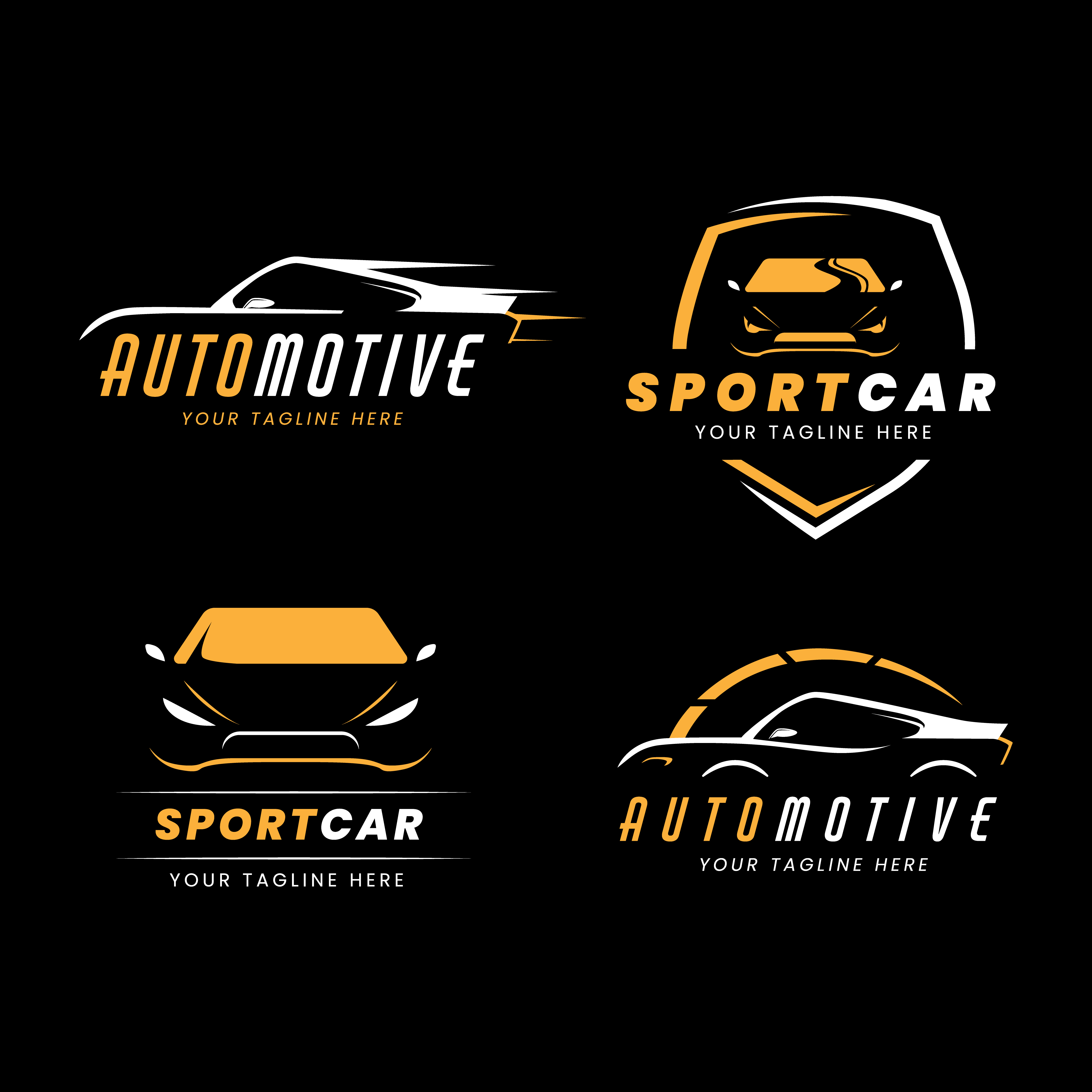 flat car logo collection