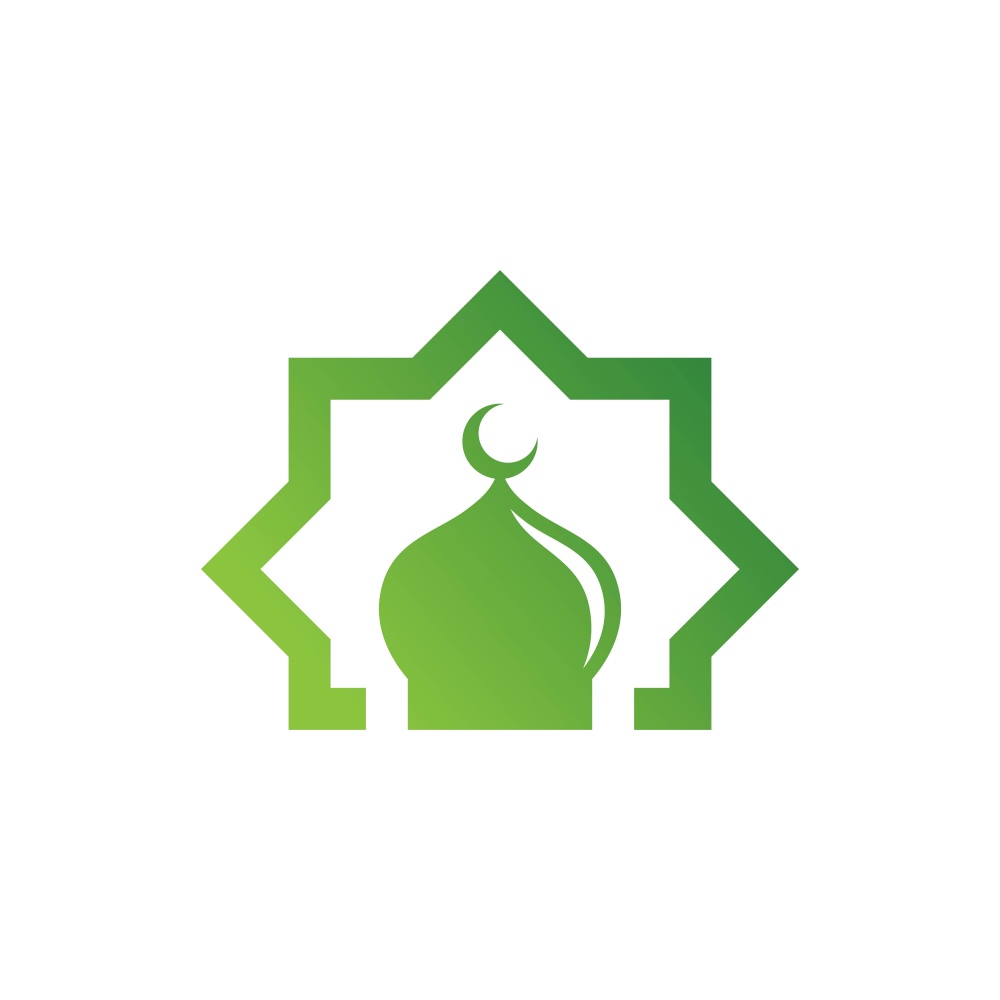 Mosque symbol icon vector Illustration design template