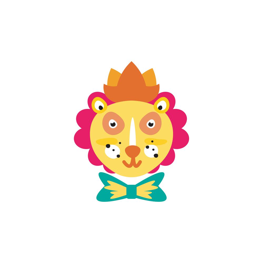 Lion Circus Element Vector design illustration Template