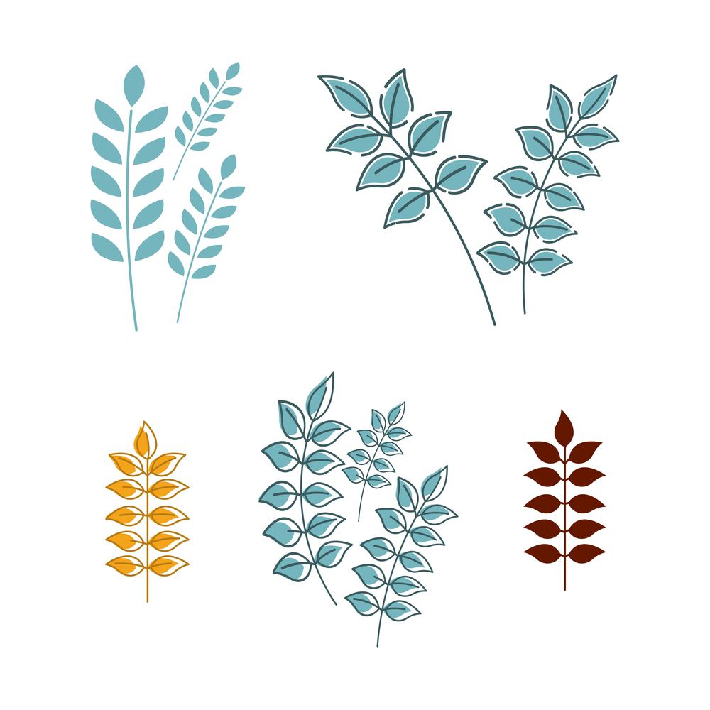 Autumn Element Vector icon design illustration Template