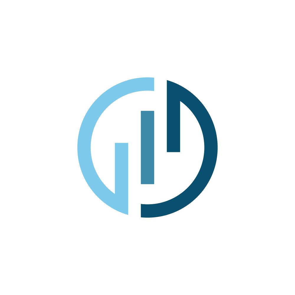Info Graphic Business Finance Logo template vector icon design