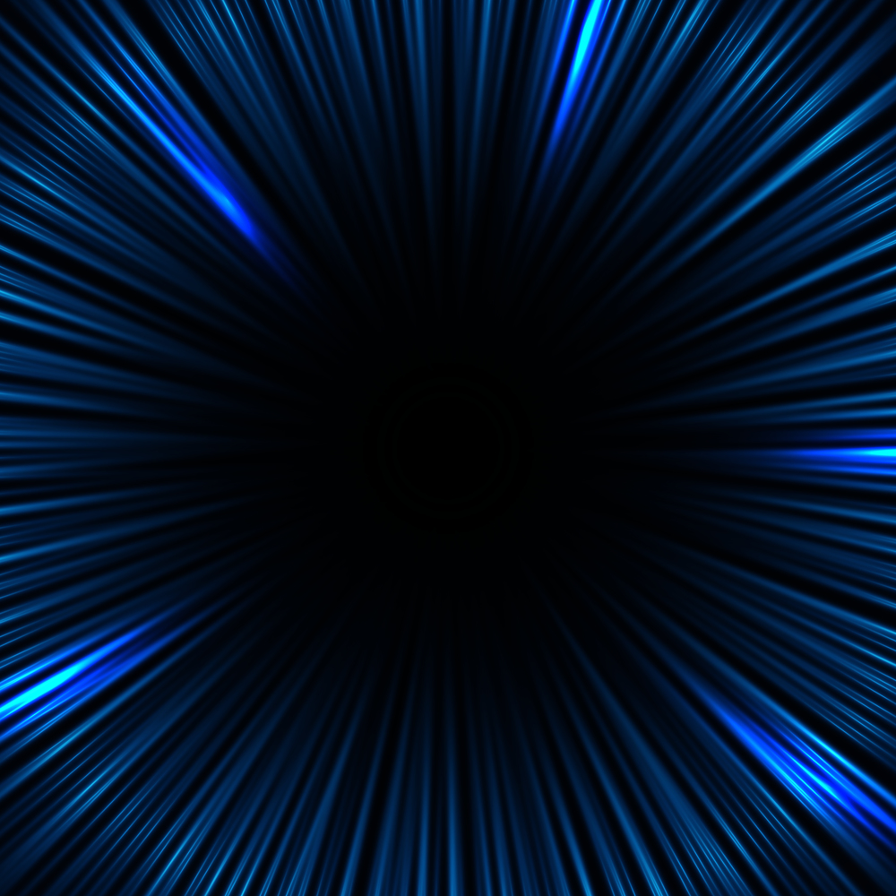 Radial blue light speed lines. Fast motion effect vector background. Radial line speed background illustration. Radial blue light speed lines. Fast motion effect vector background